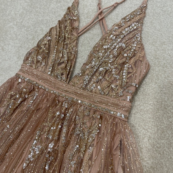 SOLD⭐️New Years / Christmas / Holiday Sequin Dress / Gown - Picture 6 of 15